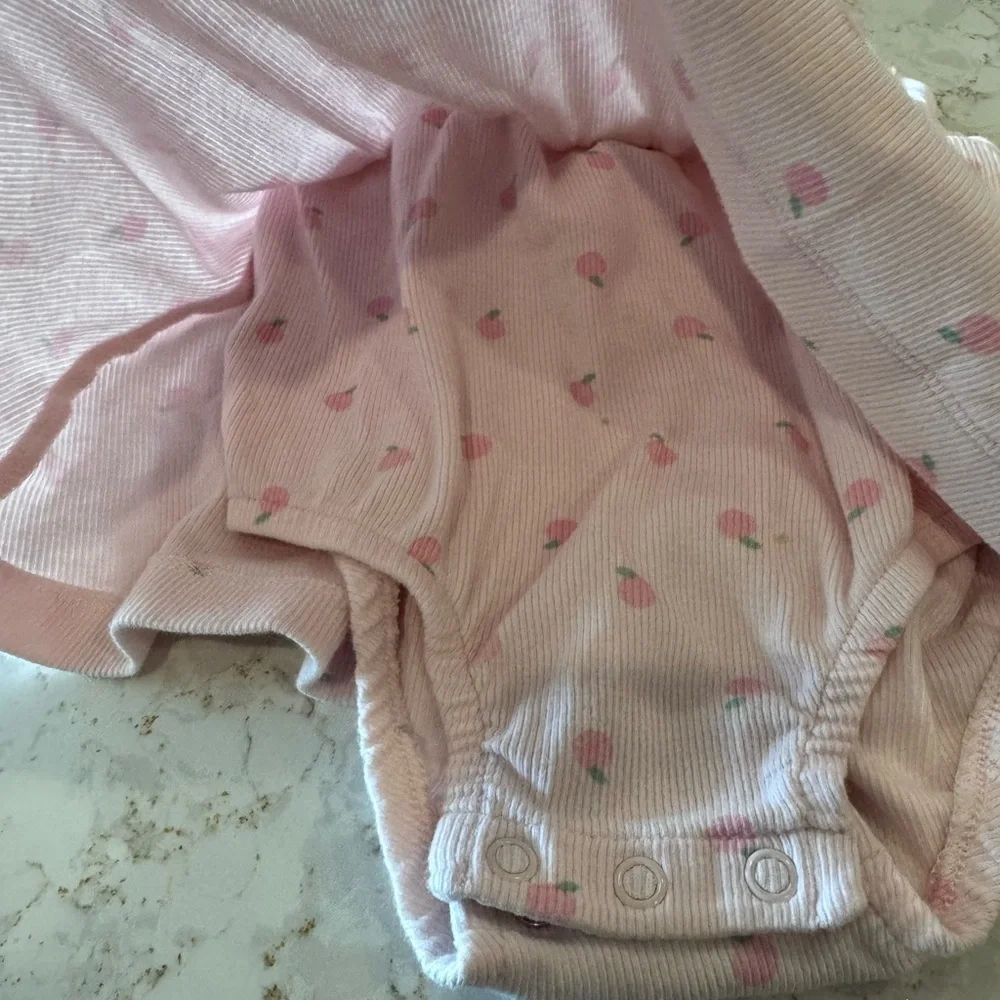Carter’s 9M baby girl dress with diaper cover and bow